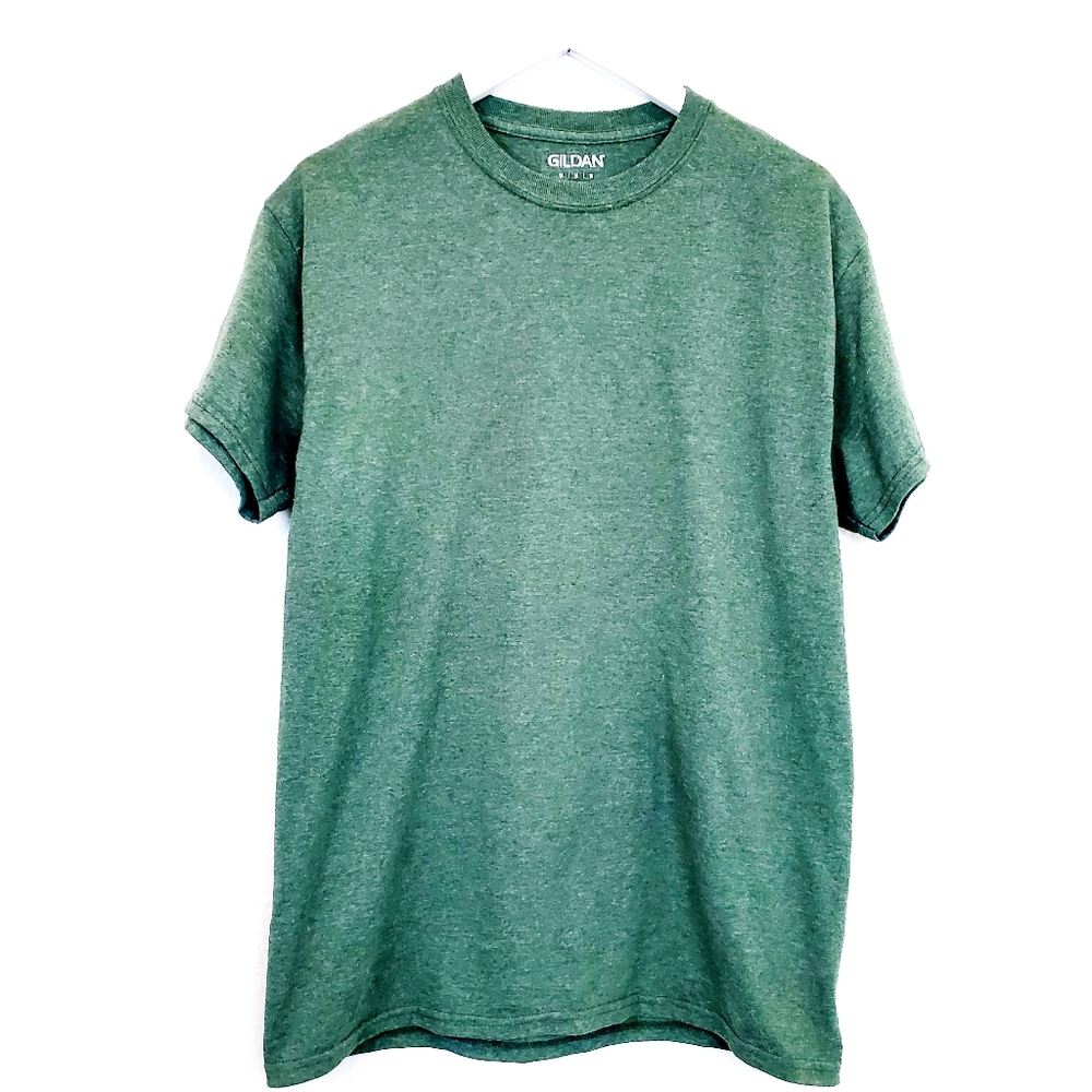 Men's Soft Cotton Tee in Green